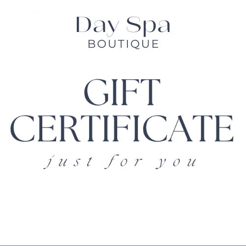 Day Spa Boutique Gift Card - Not valid for in spa services or retail - ONLINE USE ONLY