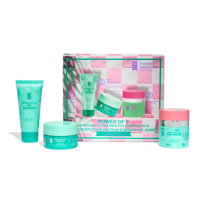 Higher Education Skincare - Power of 3® Kit All Skin Types
